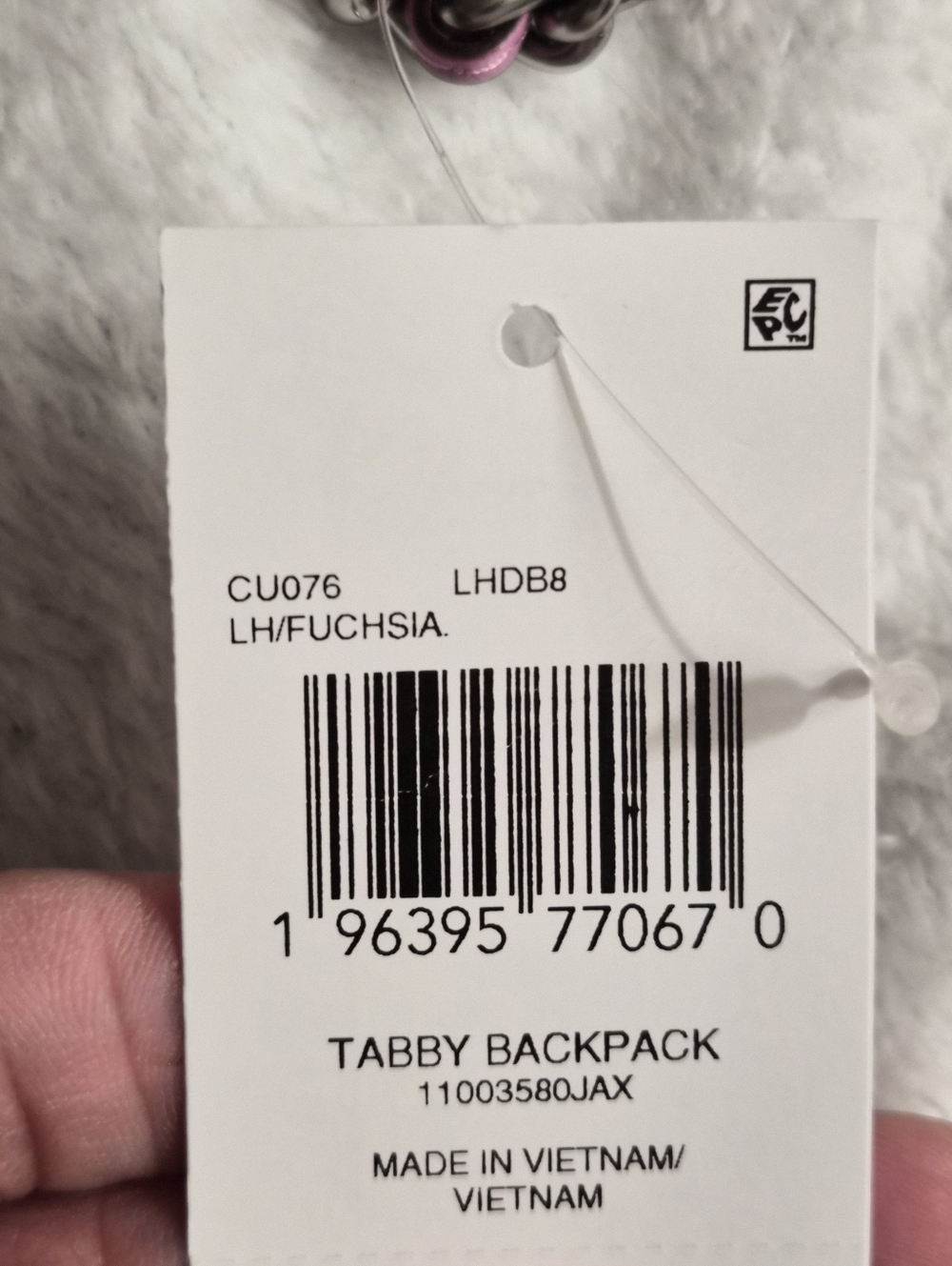 NWT Coach Tabby Archival Pillow Quilted Backpack in Dragonfruit Pink – CU076 - Picture 14 of 14